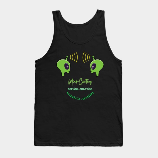 Mind-Chatting Tank Top by LuckyLife